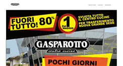 Desktop Screenshot of gasparottomobili.it